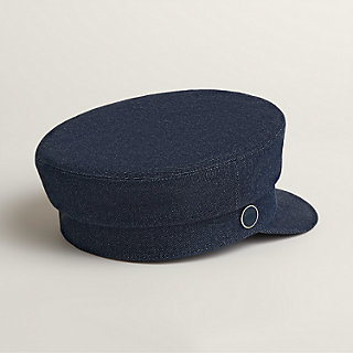 Giulietta Denim cap - Blue | Hermès USA Giulietta Denim cap - Blue | Hermès USA